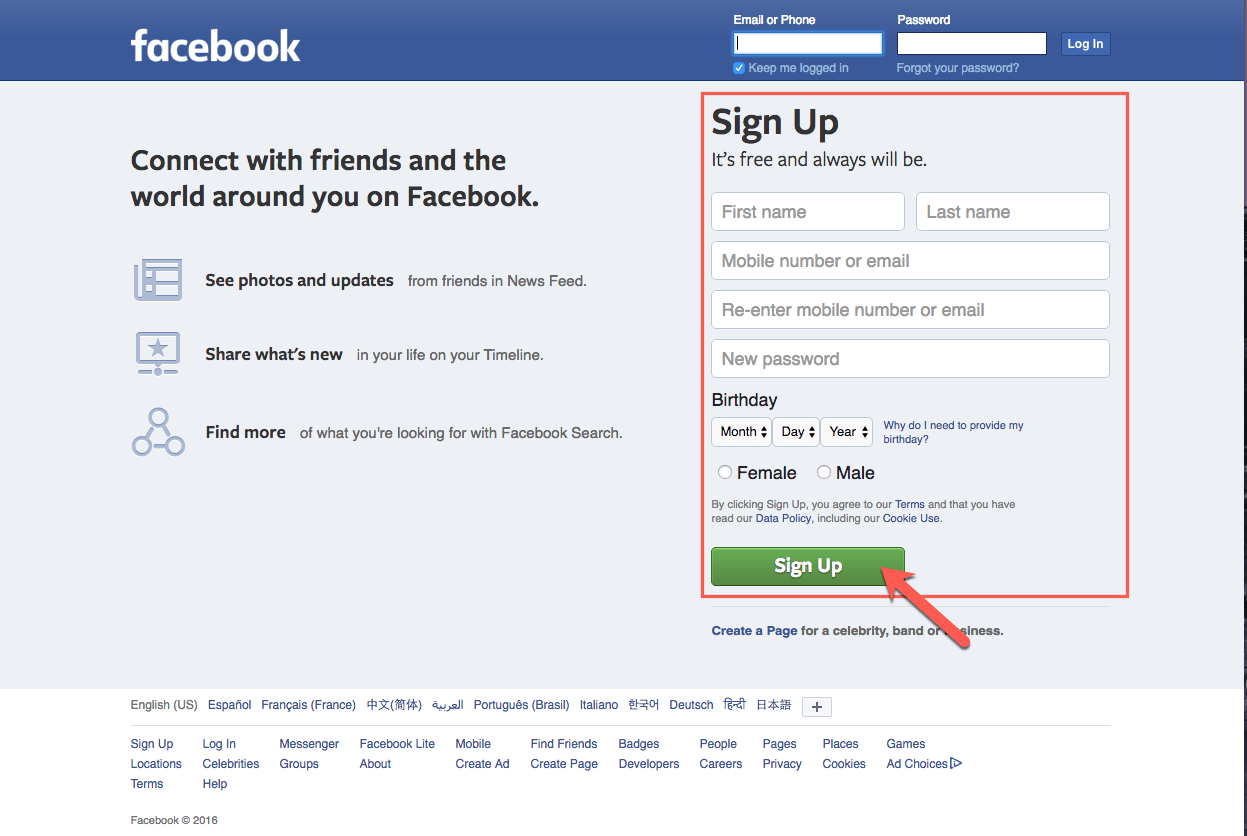 Cara Daftar dan Membuat Akun Facebook Terbaru