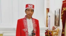 Presiden Jokowi Kenakan Pakaian Adat Buton Saat Upacara Kemerdekaan Republik Indonesia Ke-77 Di Istana Merdeka