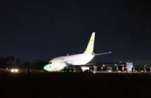 Insiden Tergelincirnya Pesawat Boeing TNI AU di Bandara Mozes Kilangin Timika Papua